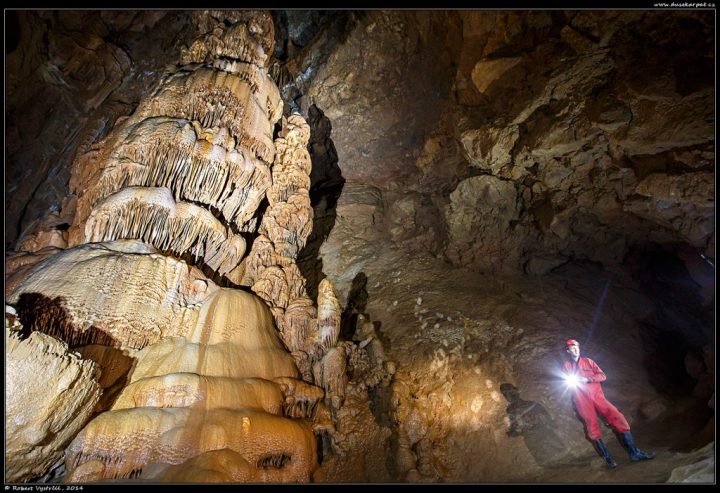 Krásnohorská, Krasnohorska pećina, špiljski stup, stalagnat, Psihologis