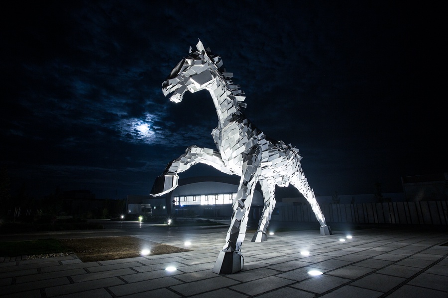 Gabor Miklos Szoke, statua konja, Šamorin, Psihologis